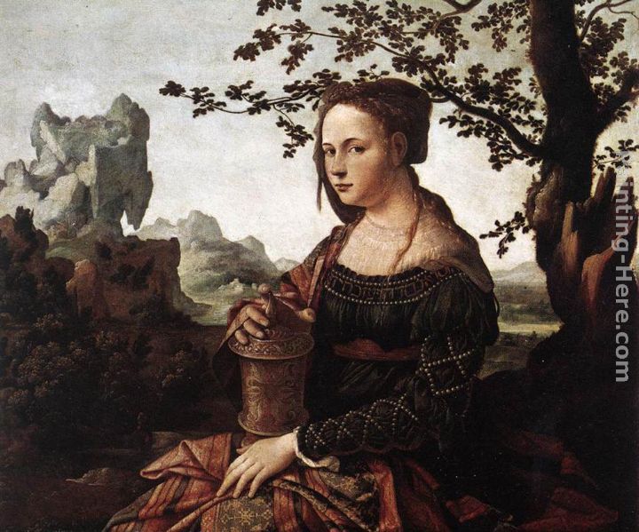 Mary Magdalene painting - Jan van Scorel Mary Magdalene art painting